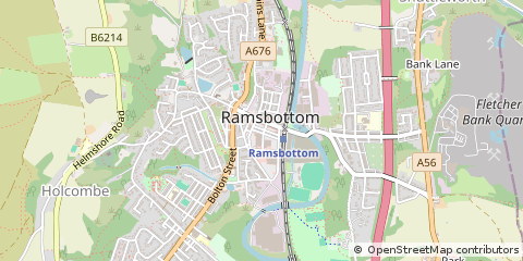 Map of Ramsbottom