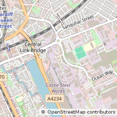Map of Cardiff