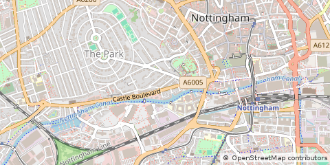 Map of Nottingham