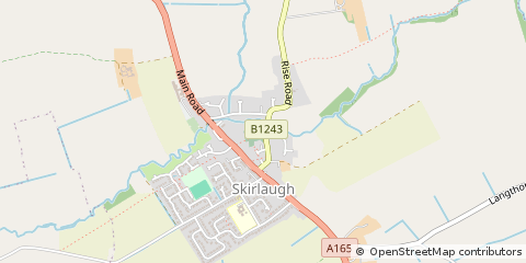 Map of Skirlaugh, East Yorkshire