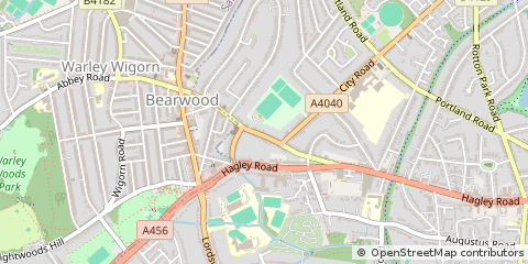 Map of Birmingham