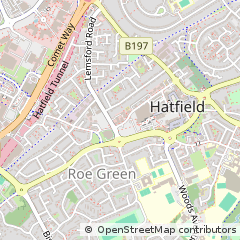 Map of Hatfield