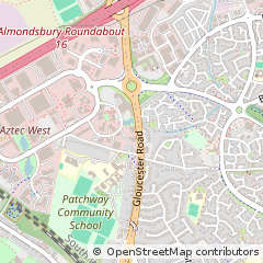 Map of Almondsbury, Bristol