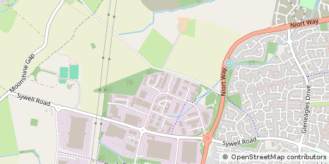 Map of Wellingborough, Northamptonshire