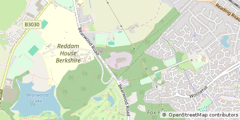Map of Wokingham