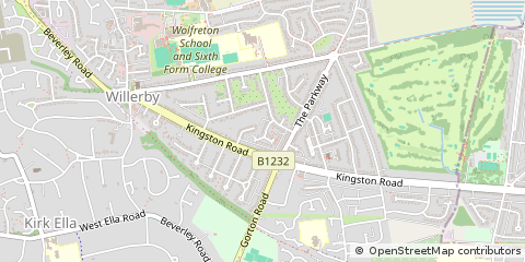 Map of Hull