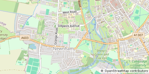 Map of Cambridge