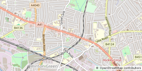 Map of Birmingham
