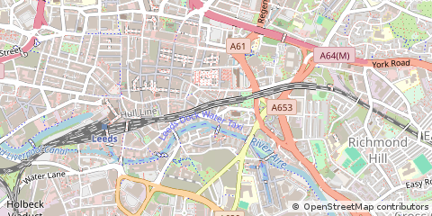 Map of Leeds