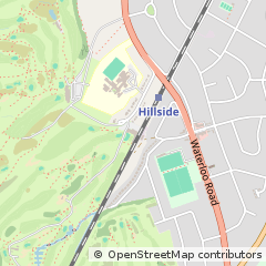 Map of Hillside, Southport Merseyside