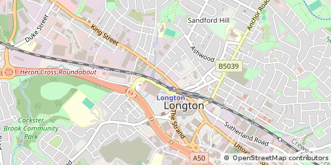 Map of Stoke-on-Trent