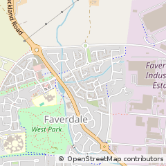 Map of Darlington, County Durham