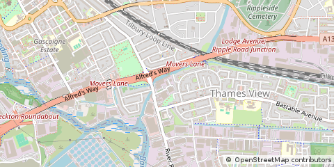 Map of Barking