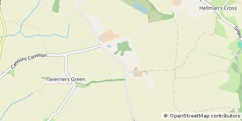 Map of Bishops Stortford, Hertfordshire