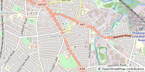 Map of Birmingham