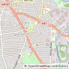 Map of Birmingham