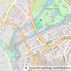 Map of Leicester, Leicestershire