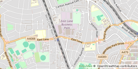 Map of Wembley