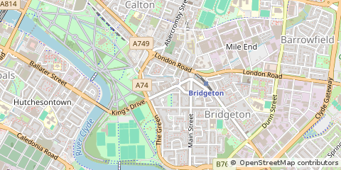 Map of Glasgow