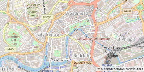 Map of Bristol