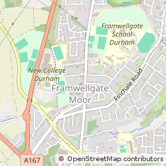 Map of Durham