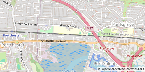 Map of Portsmouth, Hampshire