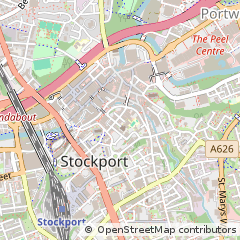Map of Stockport