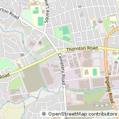 Map of Bradford, West Yorkshire