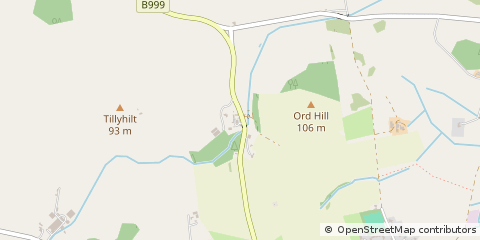 Map of Ellon, Aberdeenshire