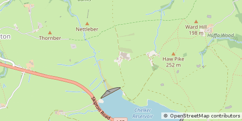 Map of Skipton, North Yorkshire