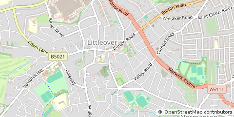 Map of Derby