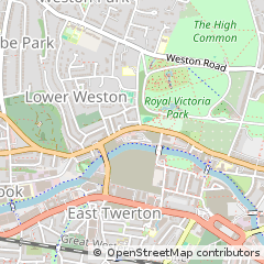 Map of Bath, Somerset
