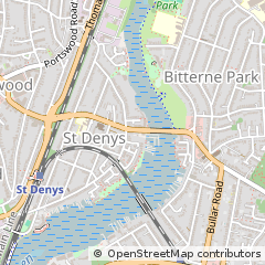 Map of Southampton, Hampshire