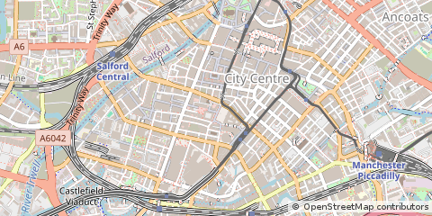 Map of Manchester