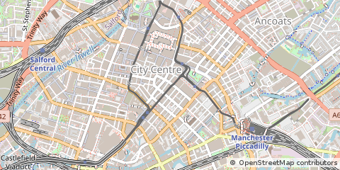 Map of Manchester