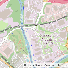 Map of Glasgow, Strathclyde