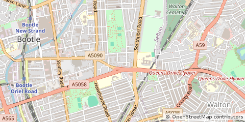 Map of Bootle