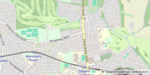 Map of Newcastle Upon Tyne, Tyne & Wear