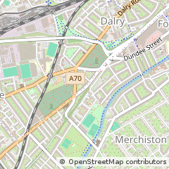 Map of Edinburgh, Midlothian