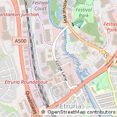 Map of Stoke-on-Trent