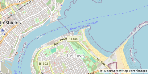 Map of Tyne and Wear