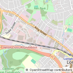 Map of Stoke-on-Trent, Staffs