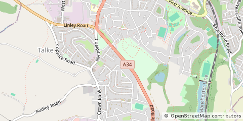 Map of Stoke-on-Trent
