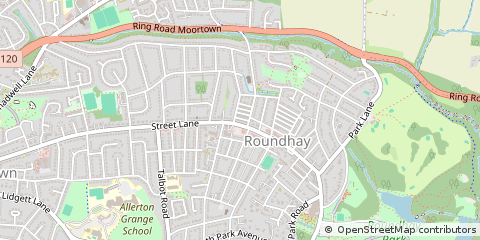 Map of Leeds