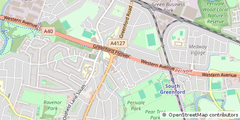 Map of Greenford