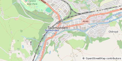 Map of Todmorden