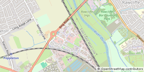 Map of York, North Yorkshire