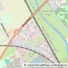 Map of York, North Yorkshire