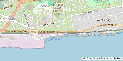 Map of Dundee