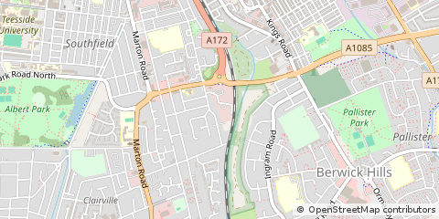 Map of Middlesbrough